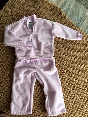 New Balance Light Lavender Quarter-Zip Pullover